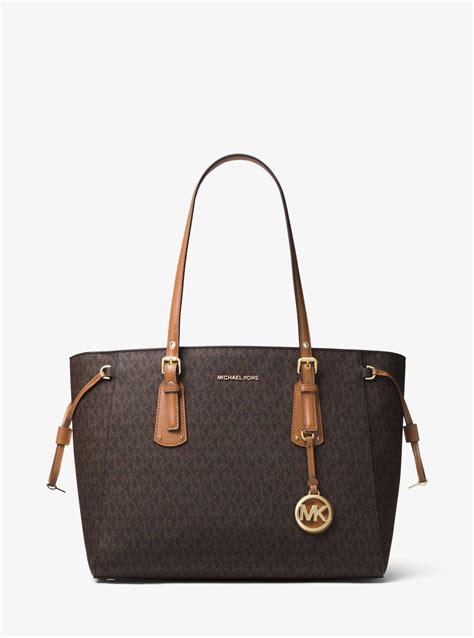 michael kors carine medium logo tote bag|Michael Kors Tote bags outlet.